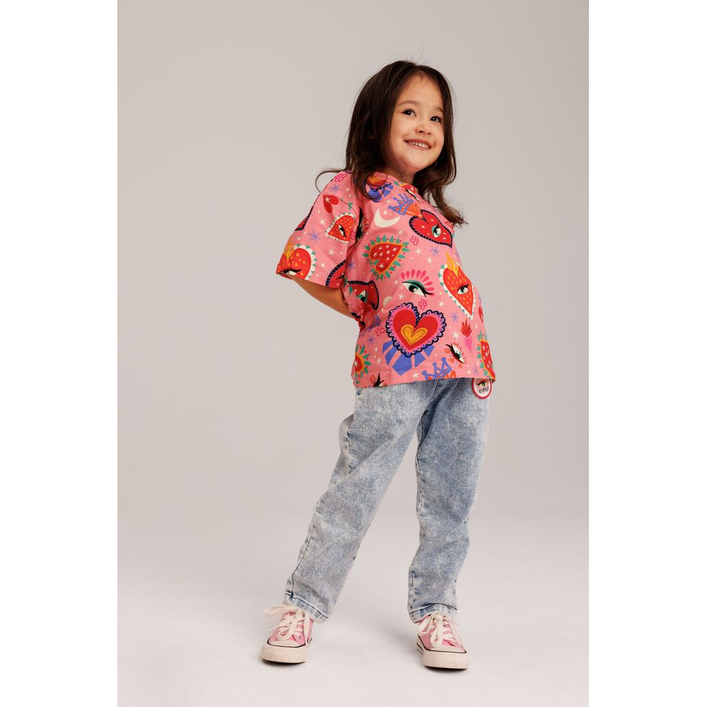 Soft Denim Ballon Pants