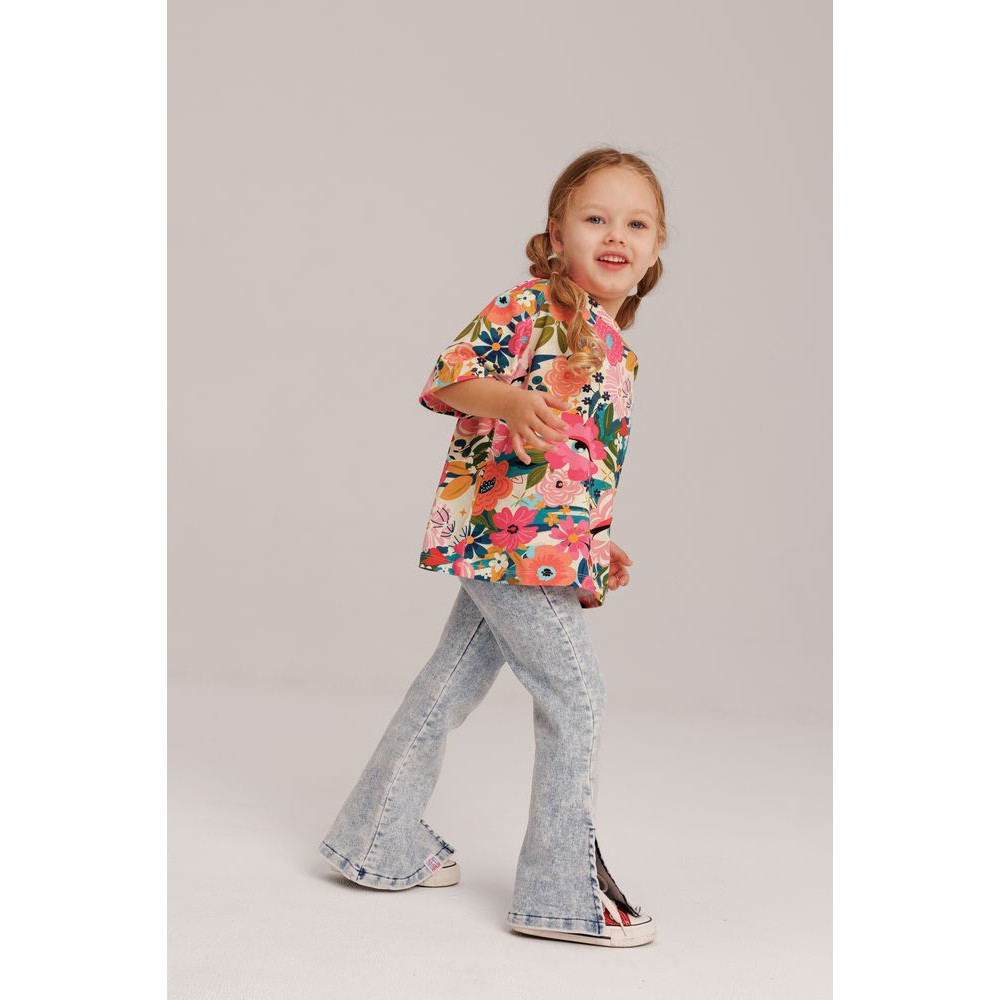 Soft Denim Flare Pants