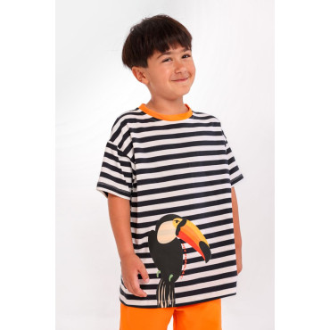 T-shirt Hedwi Stripes Tukano