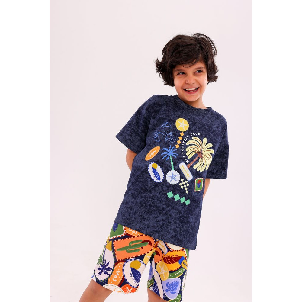 T-shirt Hedwi Navy Mar