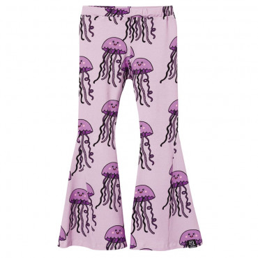 Flared Trousers Violet Jellyfish