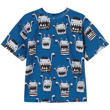 T-Shirt Blue Monsters