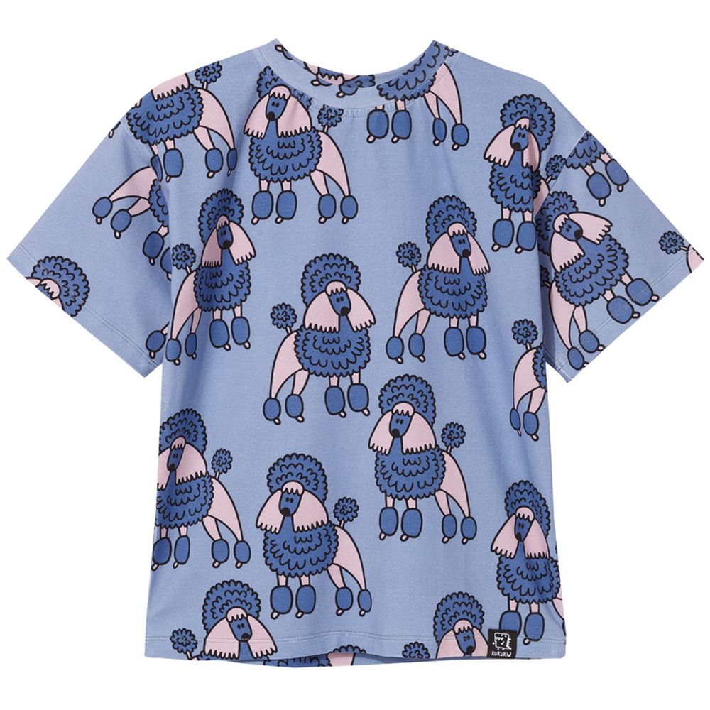 T-shirt Pudle Niebieski