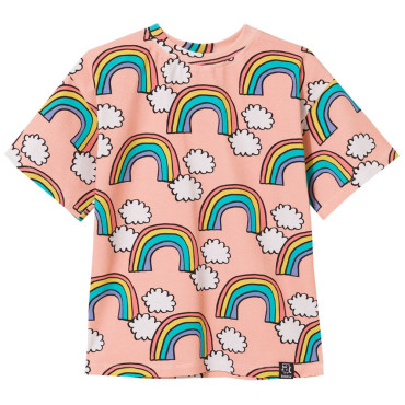 T-Shirt Pink Rainbow