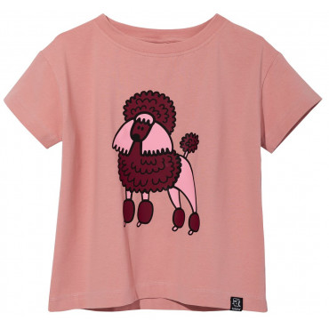 T-shirt Pink Single Poddle