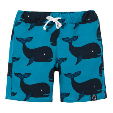 Pocket Shorts Green Whale