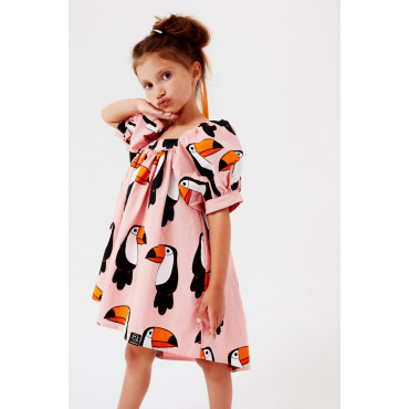 New Puffed Dress Pale Pink Tucan
