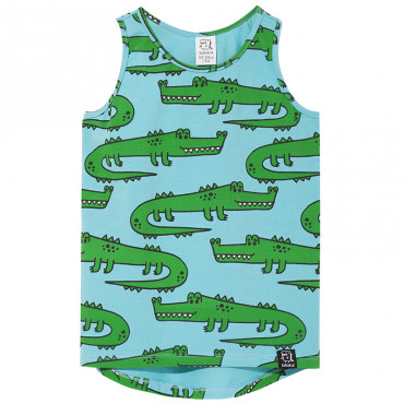 Tank-Top Blue Crocodiles