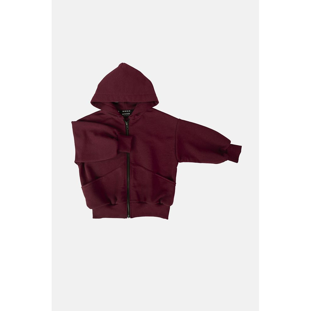 Bluza rozpinana Skull Burgundy