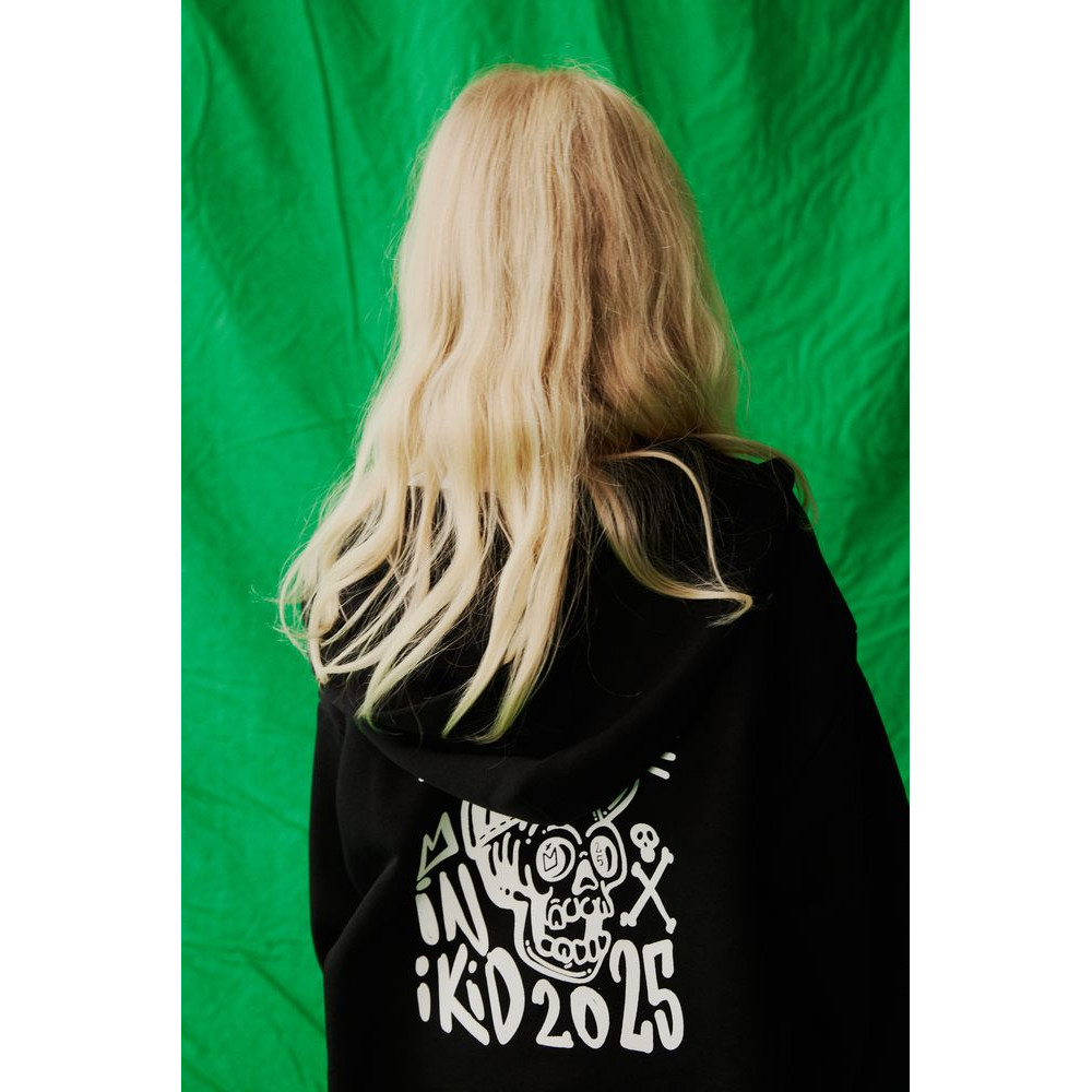 Skull Black Zip Hoodie