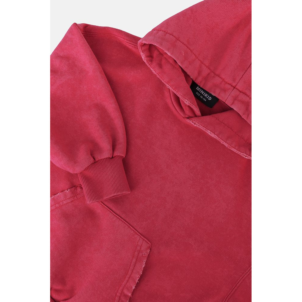 Bluza z kapturem Washed Pink Magenta
