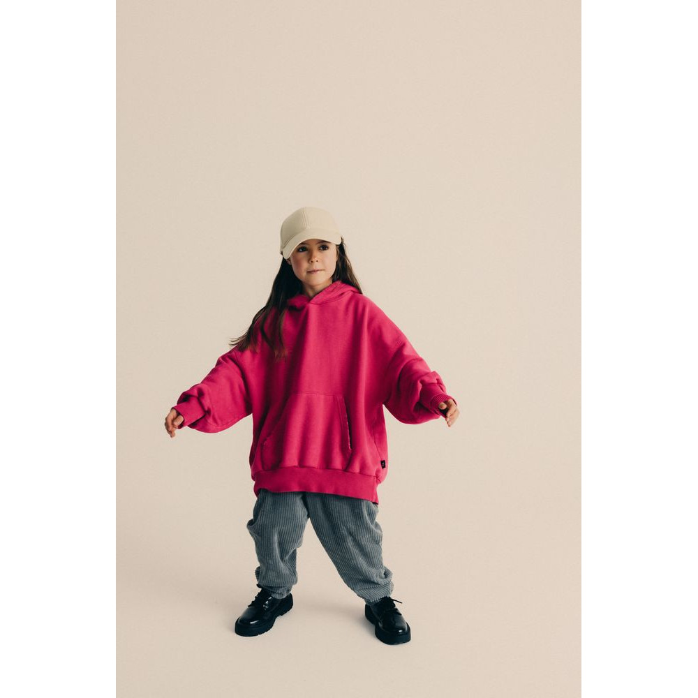 Bluza z kapturem Washed Pink Magenta