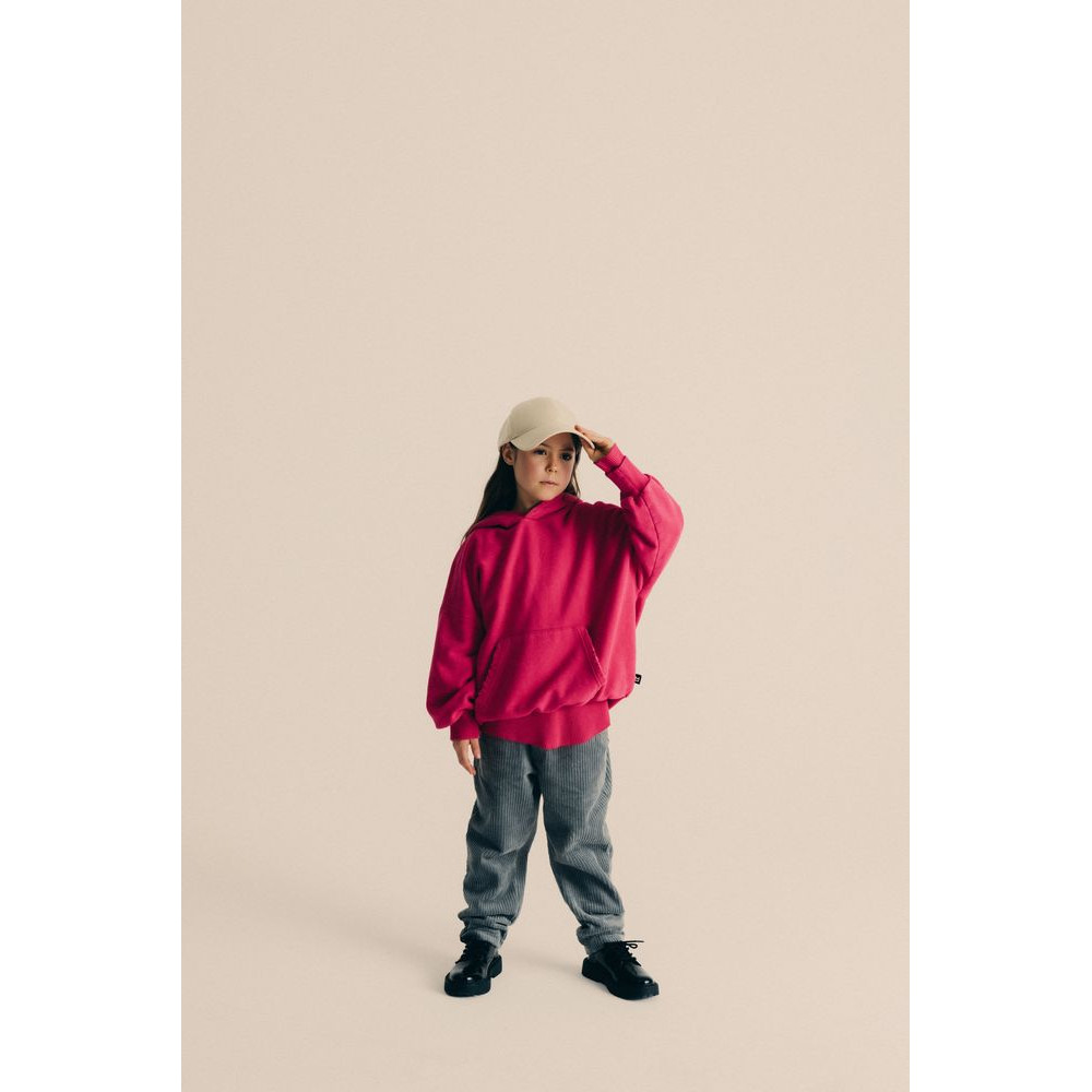 Bluza z kapturem Washed Pink Magenta