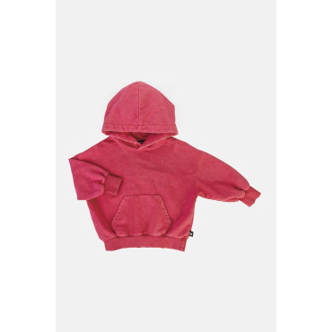 Bluza z kapturem Washed Pink Magenta