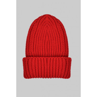 Red Fluffy Hat Onesize