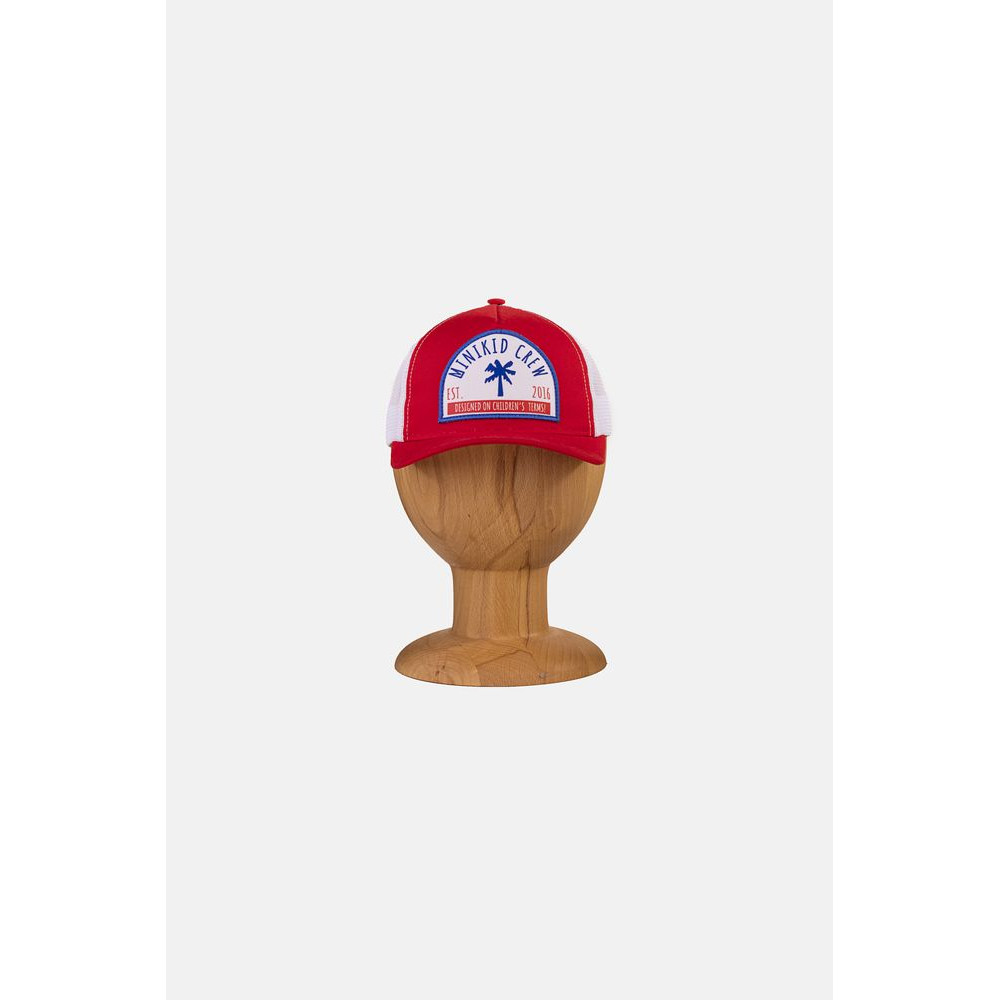 Czapka z daszkiem Red Trucker Cap