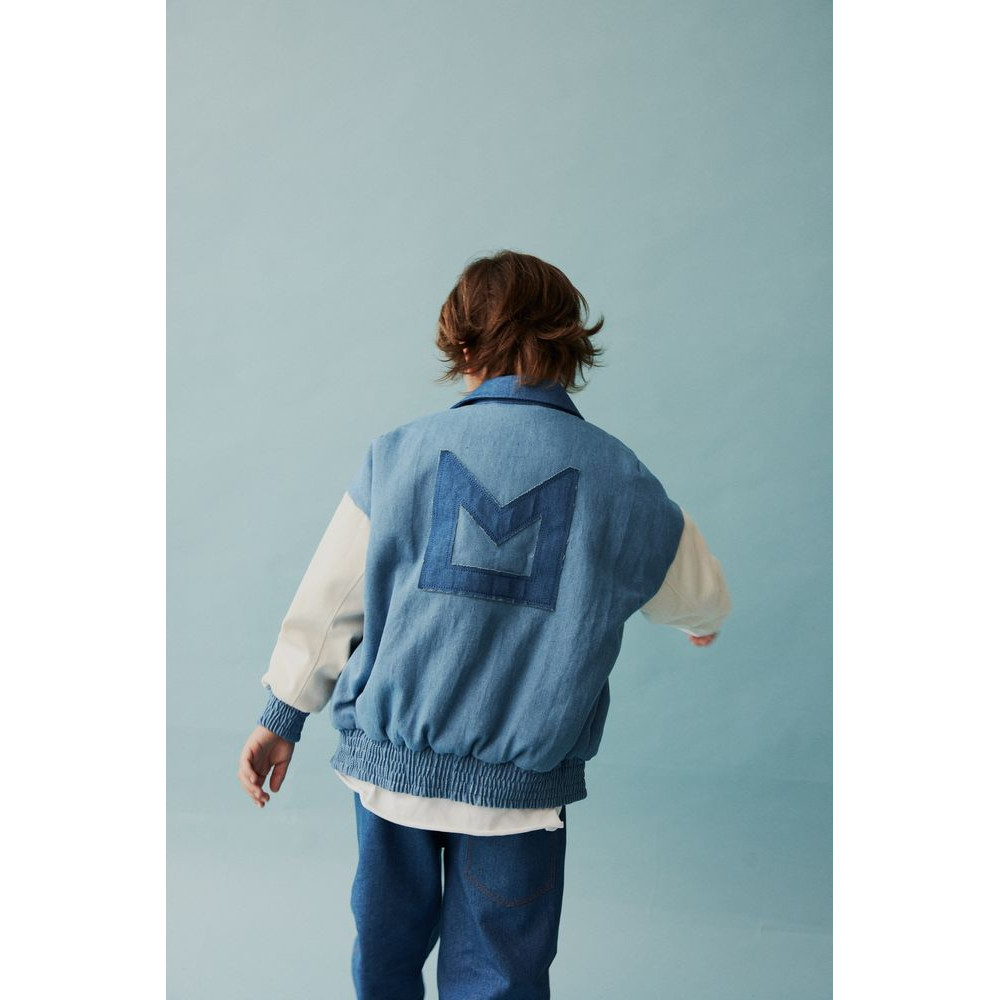 Denim Baseball Jacket