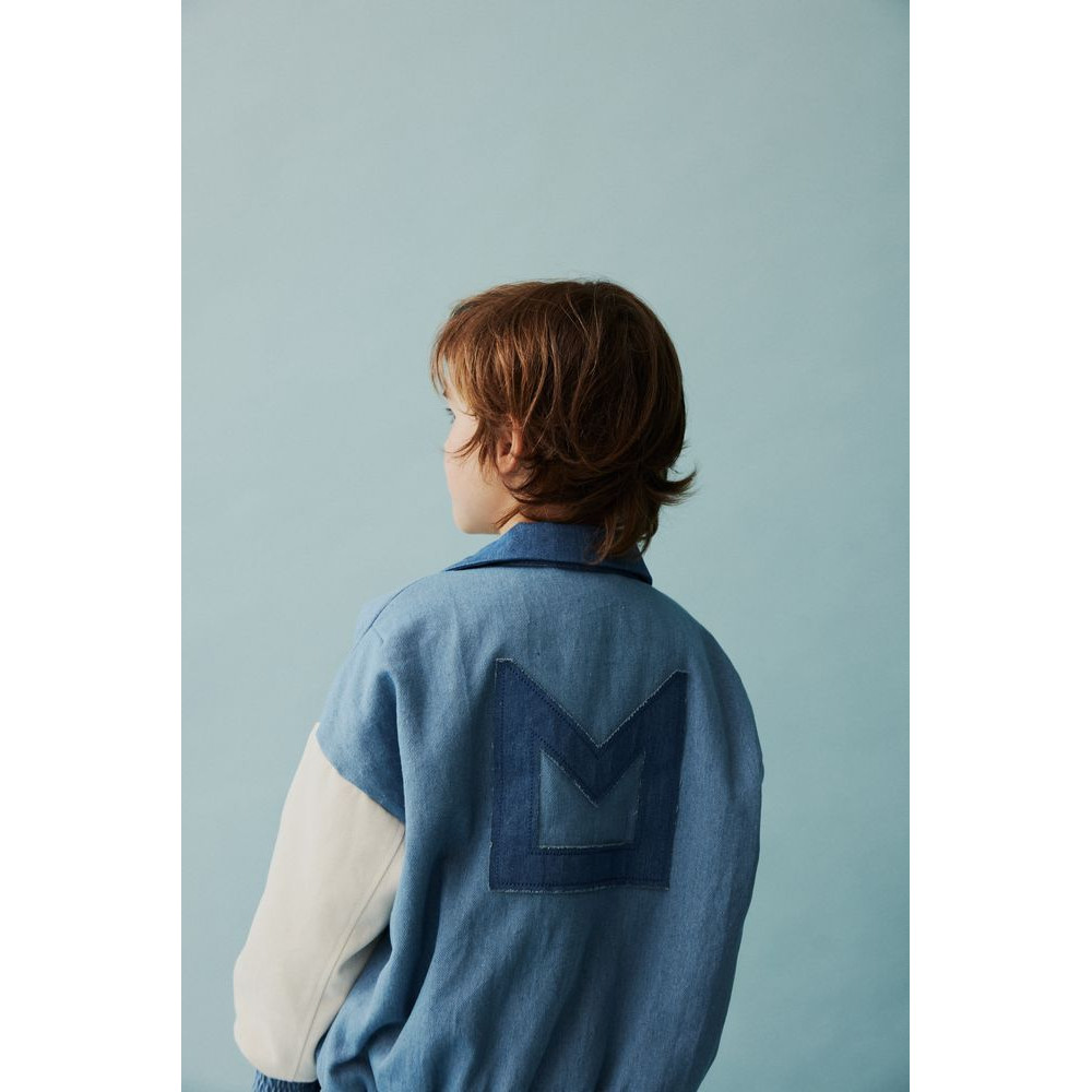 Denim Baseball Jacket