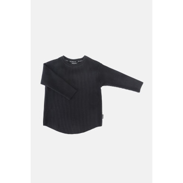 Black Ribbed Longsleeve