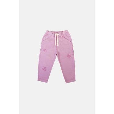 Spodnie Pink Denim Comfort Fit 