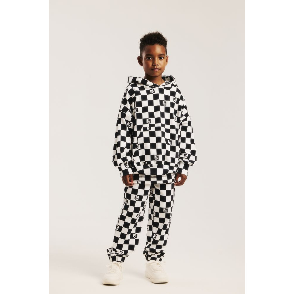 Spodnie Tape Checkered Black and White
