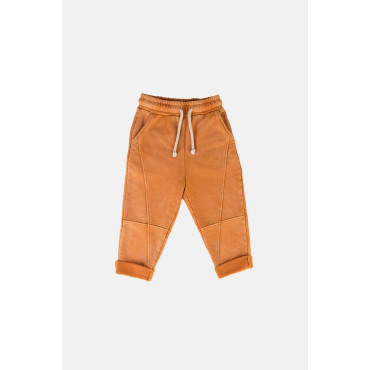 Orange Block Pants