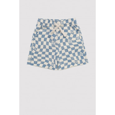 Checkered Comofrt Fit Shorts