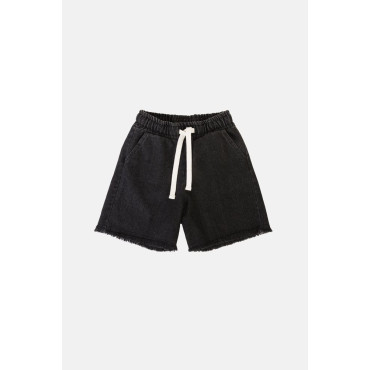 Szorty Comfort Fit Raw Black Jeans