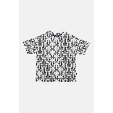 Monogram Black And White T-Shirt