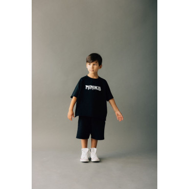 Minikid Black T-Shirt