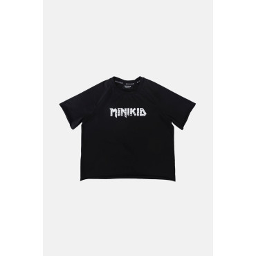 T-shirt Minikid Black