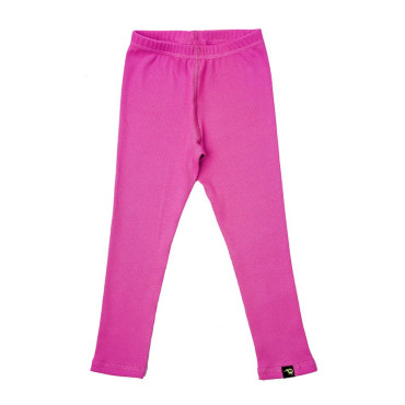 Fuchsia rib leggings