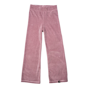 Flared velvet pants dirty pink