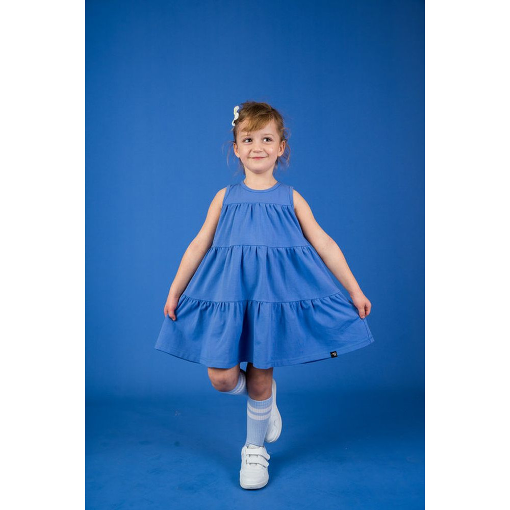 A-Line Blue Dress