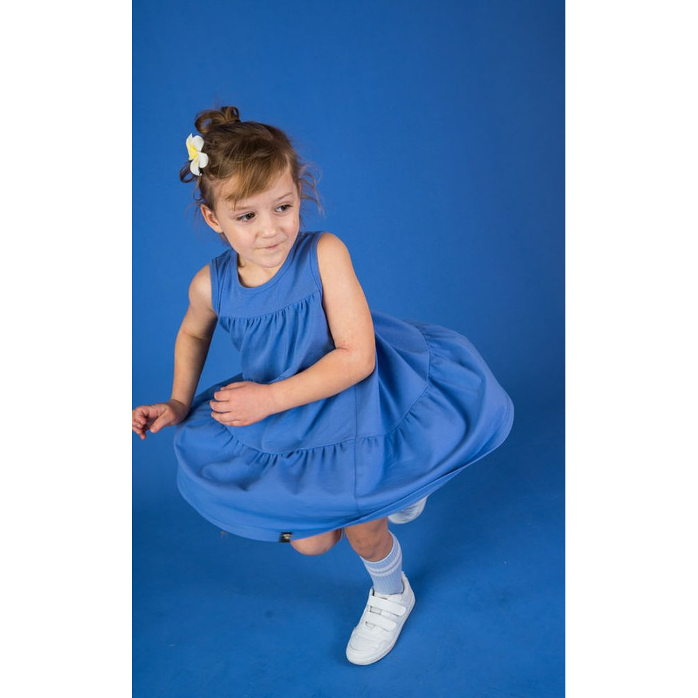 A-Line Blue Dress
