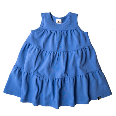 A-Line Blue Dress