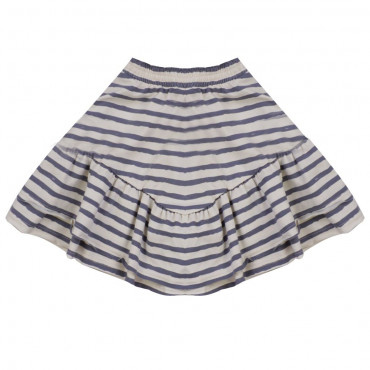 Short Skirt Stripes Blue