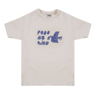 Free As A Bird T-Shirt Off White