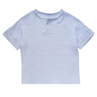Organic Muslin Baby Blue T-shirt